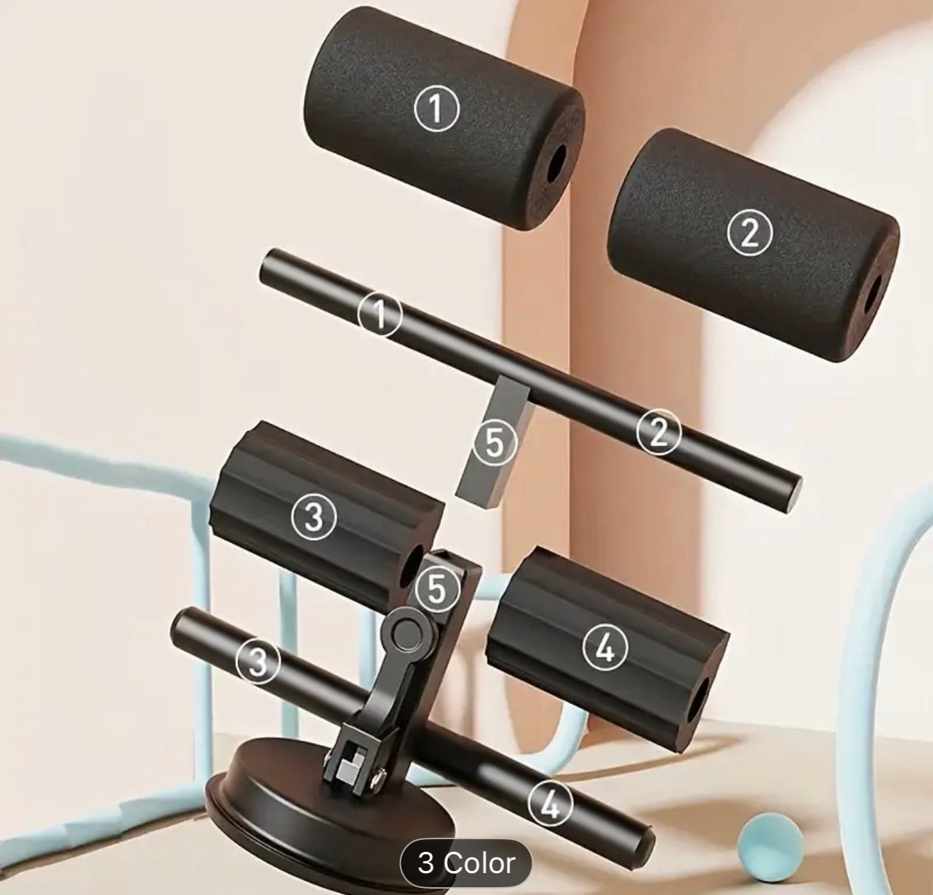 EJERCITADOR DE ABDOMEN CON BANDA ELASTIC